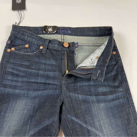 ROCK & REPUBLIC Kasandra Dark Wash Mid-Rise Bootcut Jean Size 10 - Picture 6 of 16